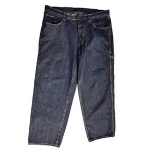 US Polo Assn Mens 38x30 Dark Wash Relaxed Straight Leg Y2K Vintage Jeans